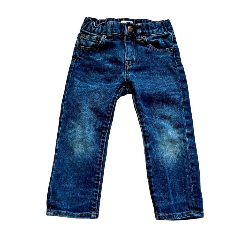 Crewcuts Blue Denim Jeans Straight Toddler Boy size 2